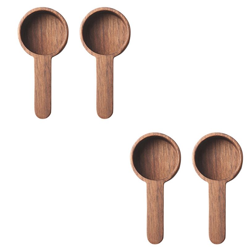 Coffee Tea Sugar - Wooden Measuring Spoon Set Kitchen Measuring