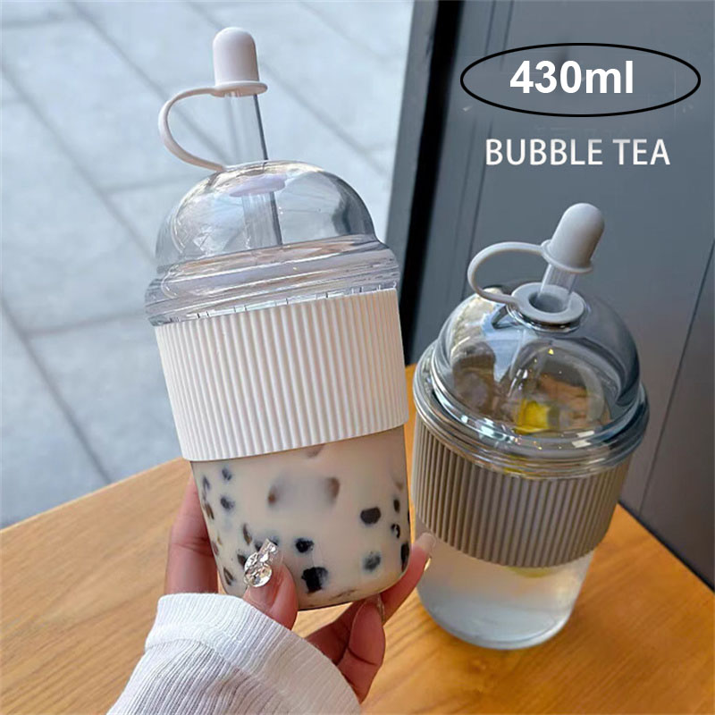 Xbloom Coffee Tea - 430ML Straw Cup With Lid Bubble