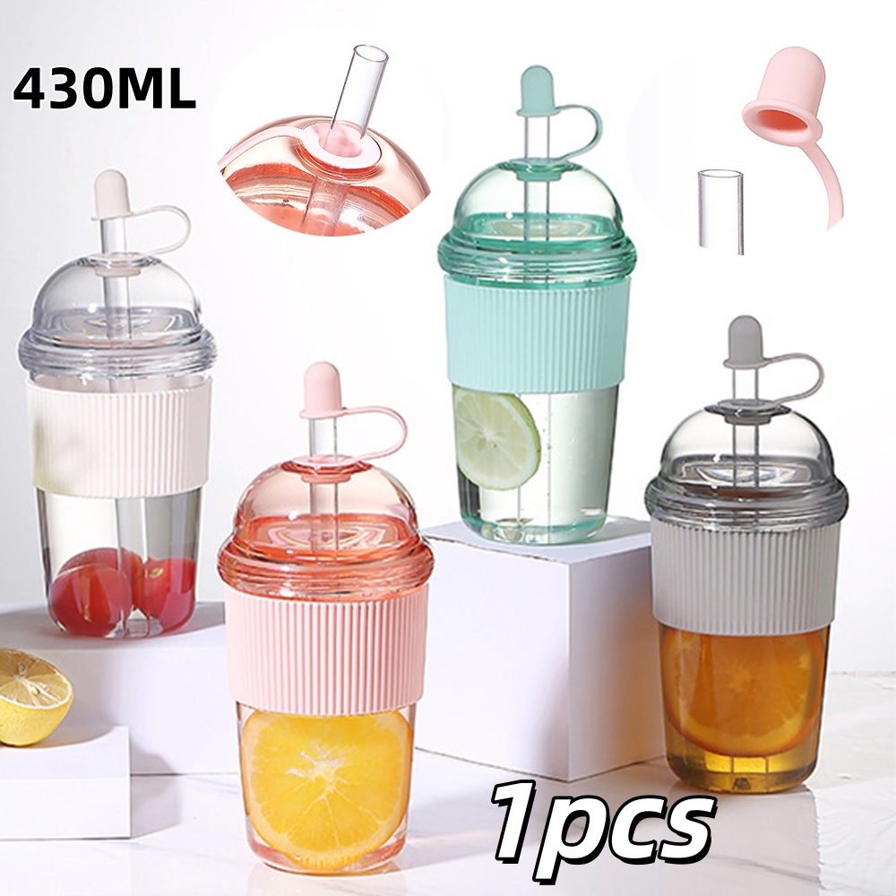 1pc 430ml Portable Flip Straw  - Xbloom Coffee Tea ulasan dan harga