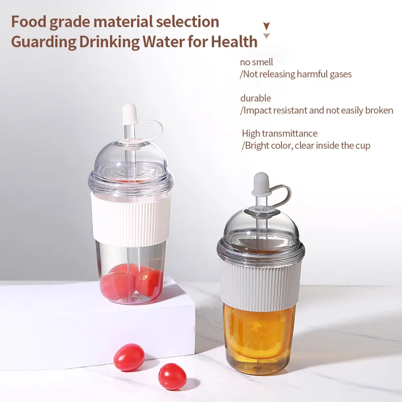 1pc 430ml Portable Flip Straw  - Xbloom Coffee Tea ulasan dan harga