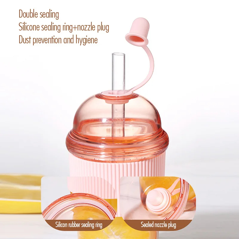 1pc 430ml Portable Flip Straw  - Xbloom Coffee Tea ulasan dan harga