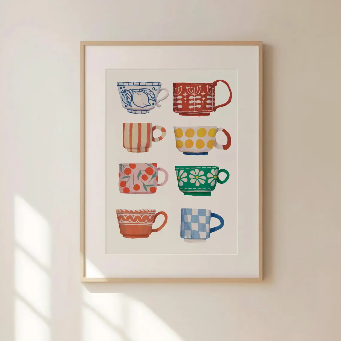 Tea Cup Print, Breakfast poste - Xbloom Coffee Tea ulasan dan harga