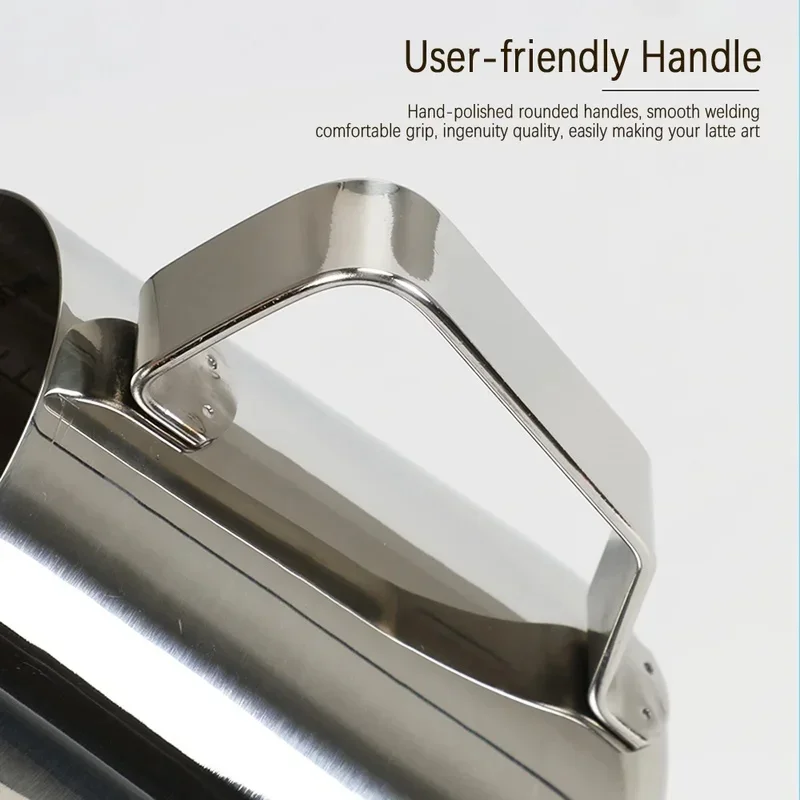 Stainless Steel Milk Frothing  - Barista Milk Jug ulasan dan harga