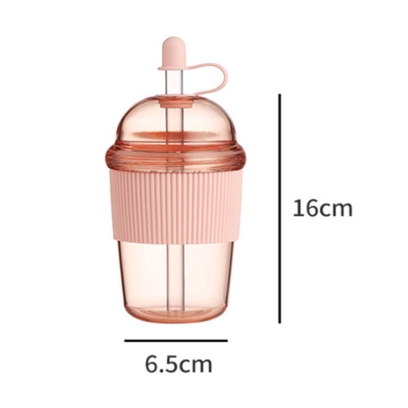 430ML Straw Cup With Lid Bubbl - Xbloom Coffee Tea ulasan dan harga