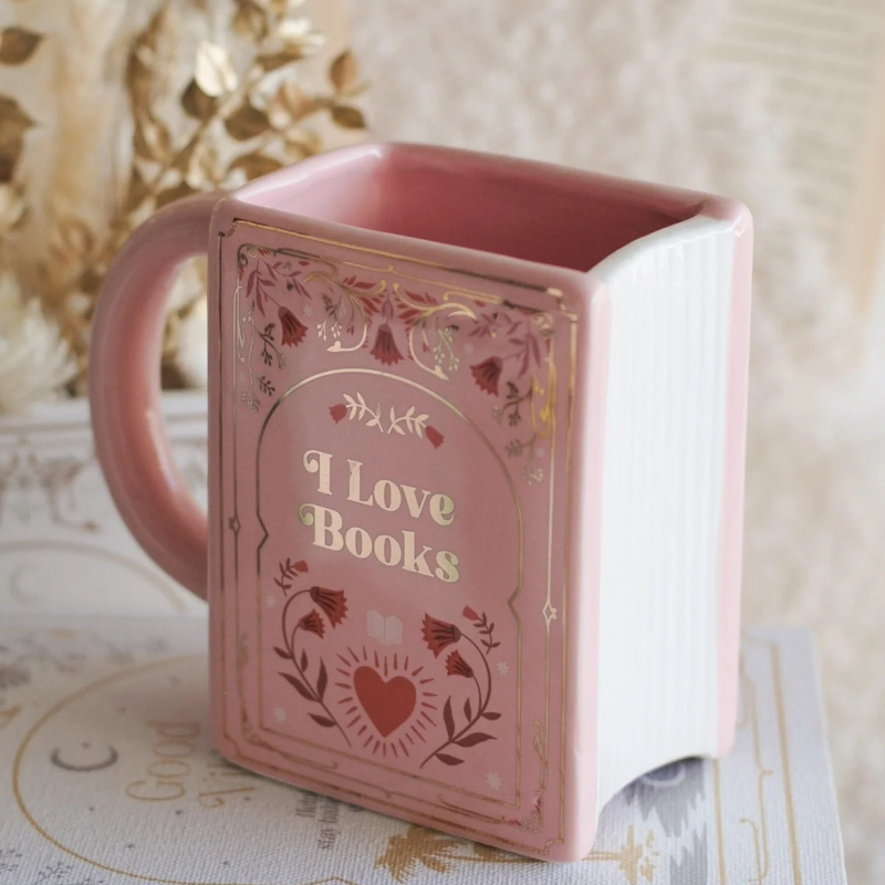 Ceramic Coffee Cup Book Shaped - Xbloom Coffee Tea ulasan dan harga