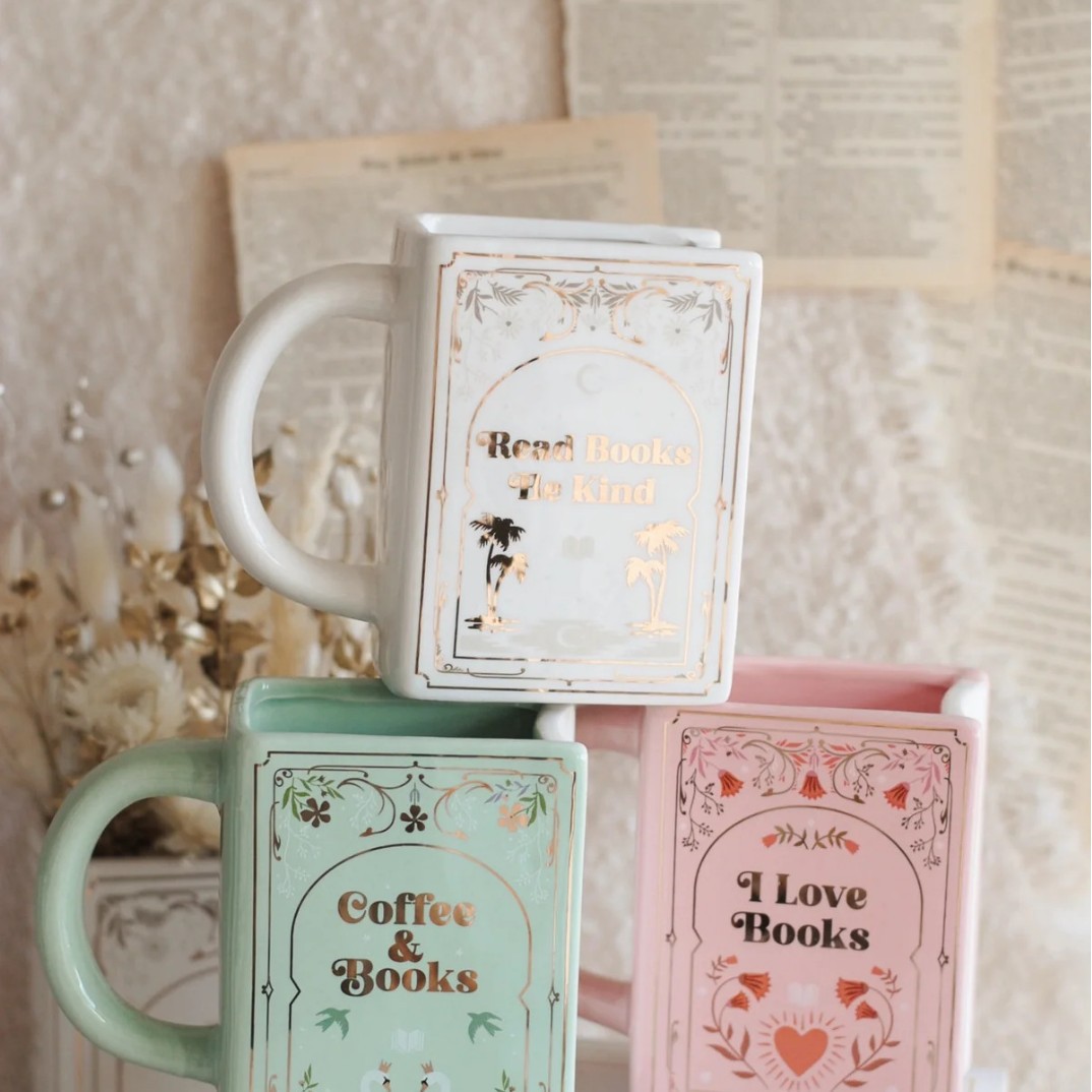 Ceramic Coffee Cup Book Shaped - Xbloom Coffee Tea ulasan dan harga