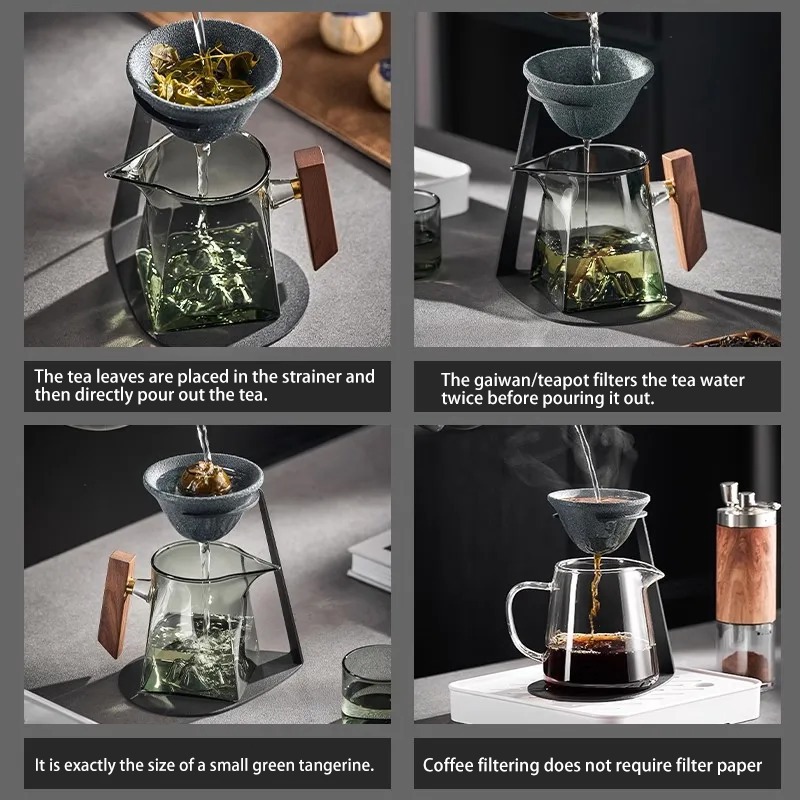 Heat Resistant Ceramic Micropo - Coffee Tea And Sugar Set ulasan dan harga