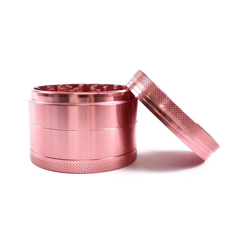 4-Pieces 40mm Herb Pink Tobacc - Burr Hand Grinder ulasan dan harga