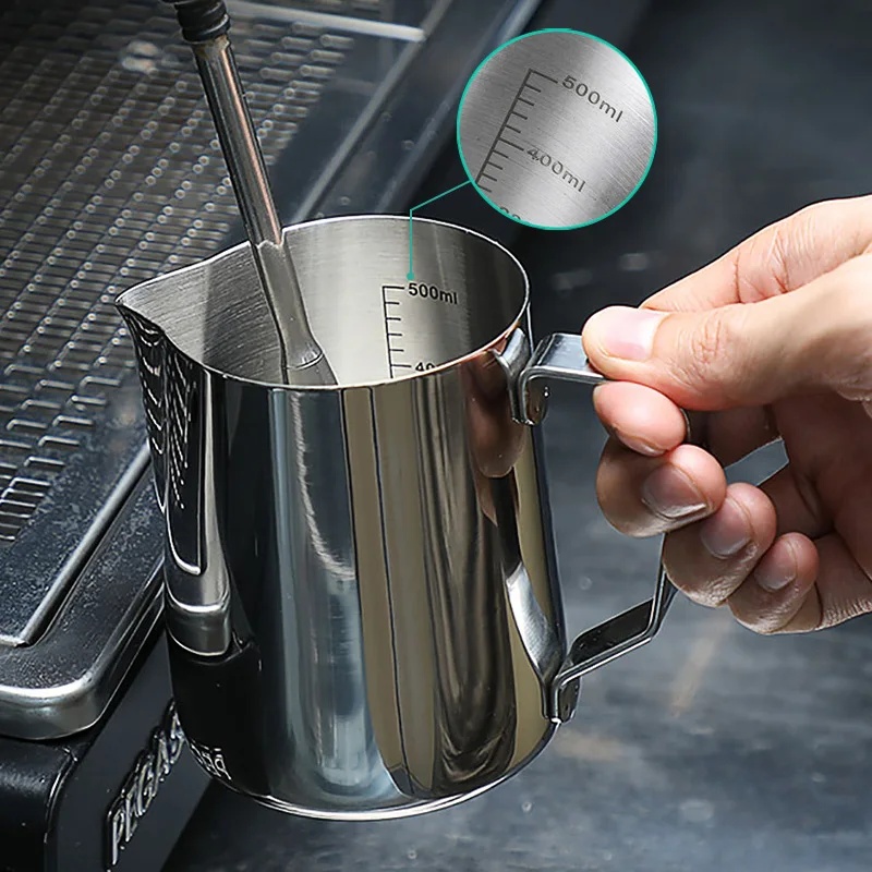 Stainless Steel Milk Frothing  - Barista Milk Jug ulasan dan harga