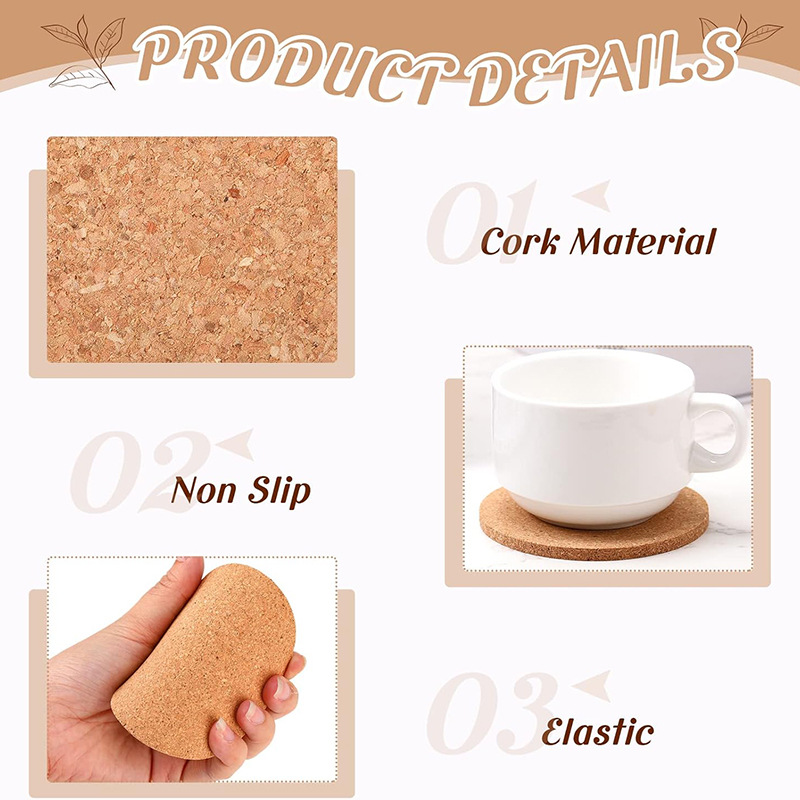 5/10/20/30PCS Round Wood Mats  - Xbloom Coffee Tea ulasan dan harga