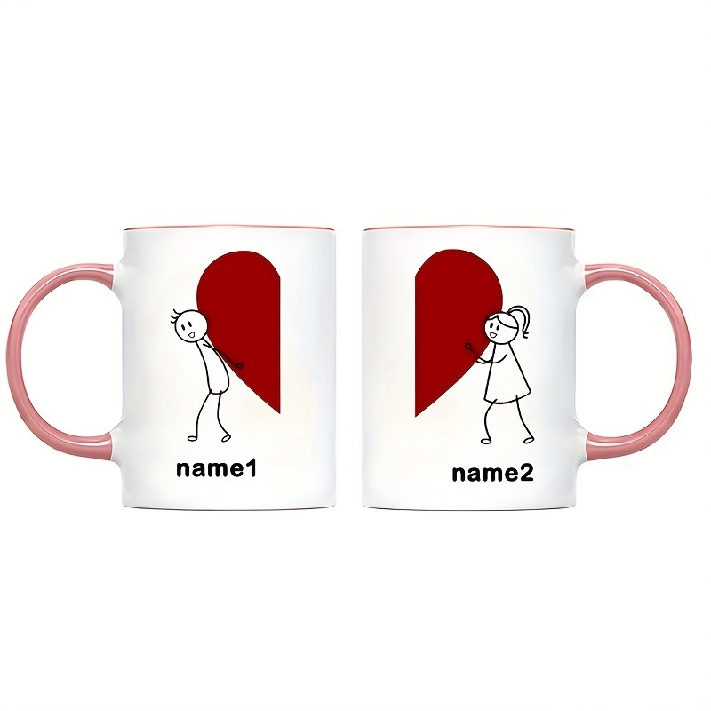 Customizable Name Heart-shaped - Coffee Tea Name ulasan dan harga