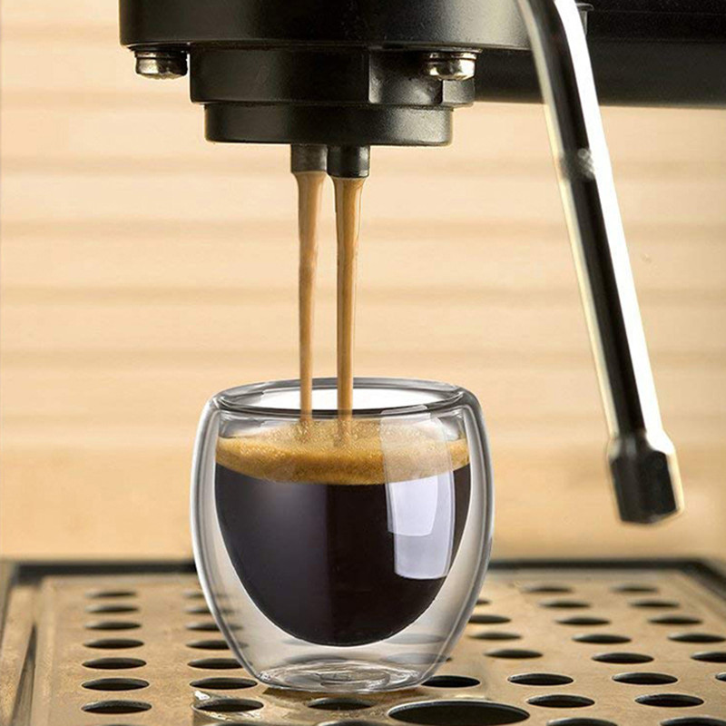 Double Walled Glass Coffee Mug - Xbloom Coffee Tea ulasan dan harga