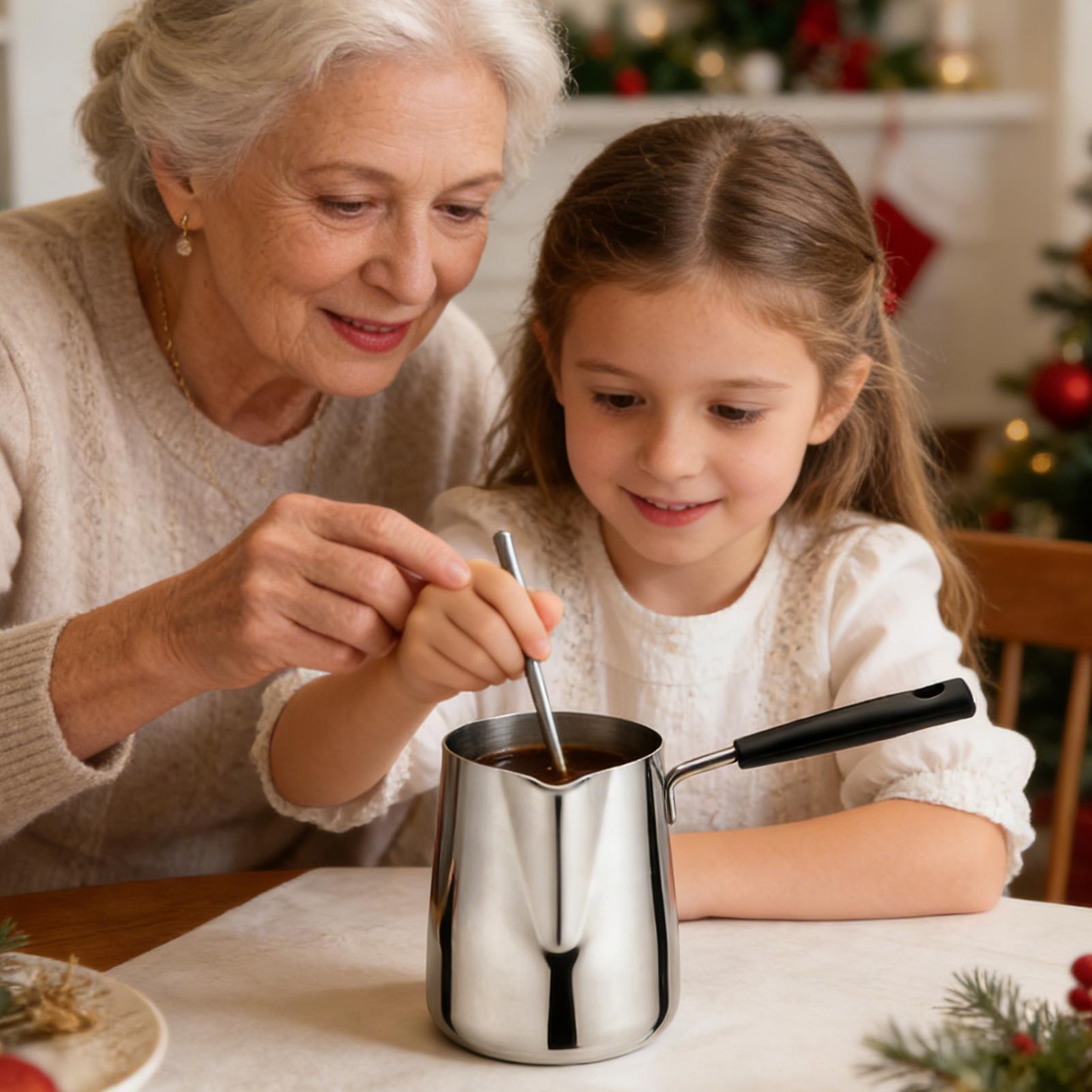 Small Coffee Pot 600ml Drinks  - Coffee Tea With Milk ulasan dan harga
