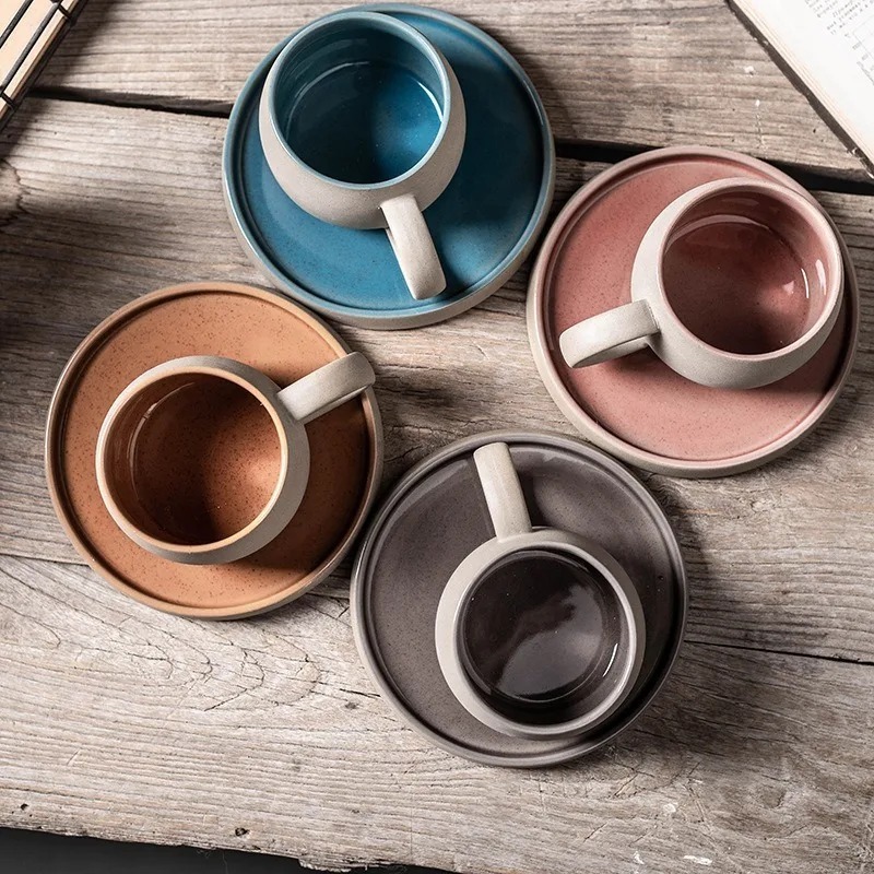 Ceramic Coffee Cup Set Japanes - Xbloom Coffee Tea ulasan dan harga