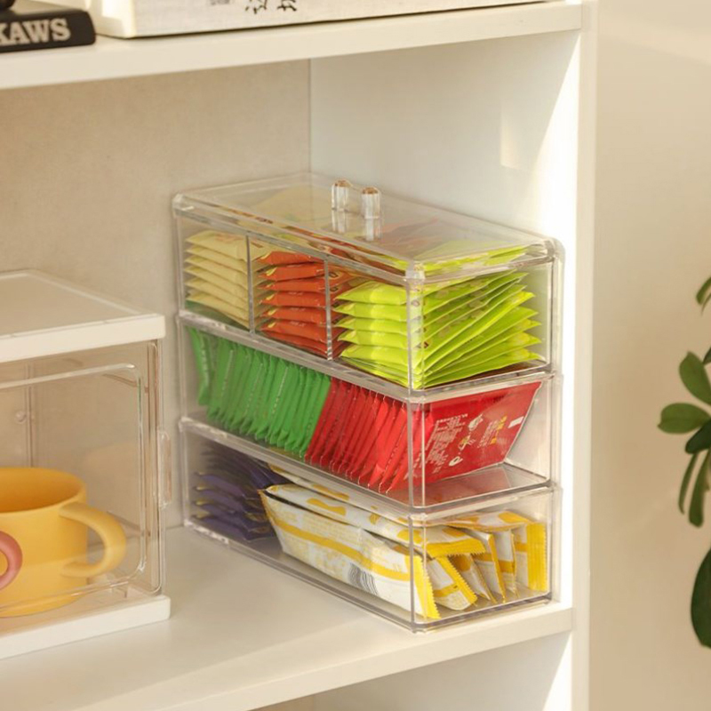 NEW Tea Bag Storage Box Drawer - Coffee Tea Sugar ulasan dan harga