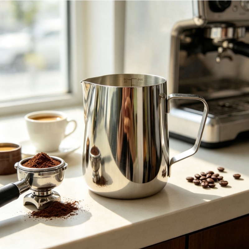 Milk Frothing Pitcher,Stainles - Barista Milk Jug ulasan dan harga