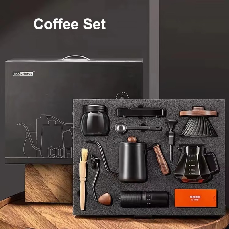 10pcs Travel Coffee Set Manual - Coffee Tea And Sugar Set ulasan dan harga