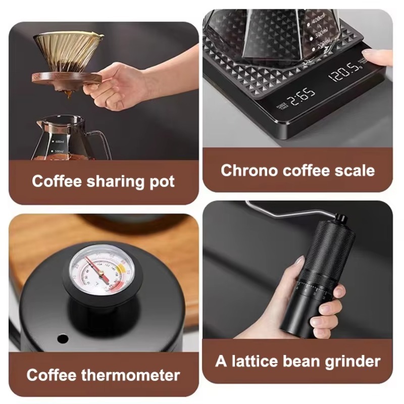 10pcs Travel Coffee Set Manual - Coffee Tea And Sugar Set ulasan dan harga