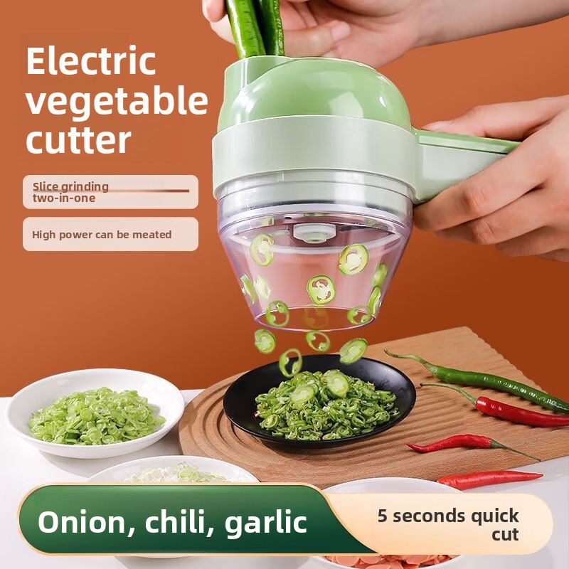 4In1 Electric Vegetable Cutter - Burr Hand Grinder ulasan dan harga