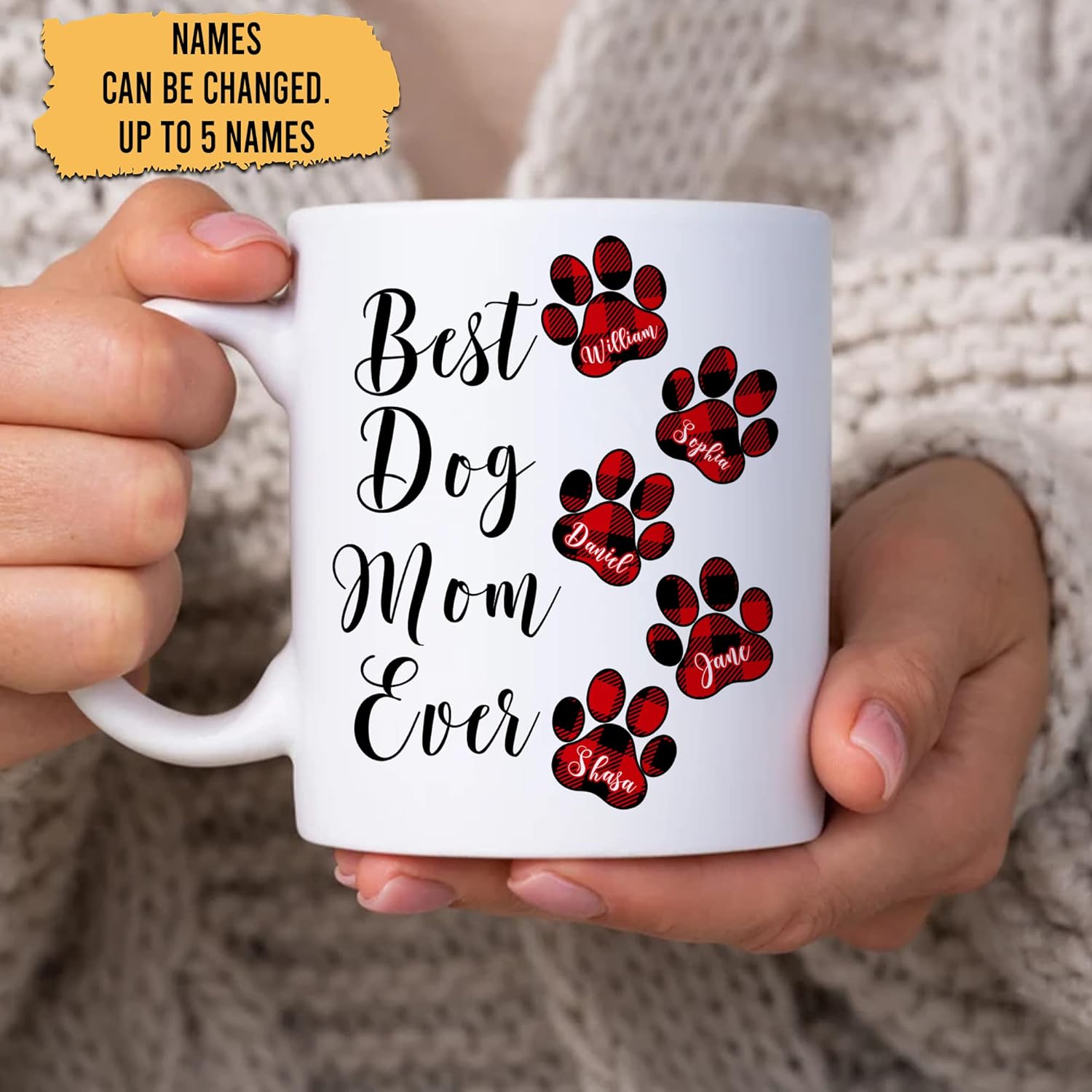 Personalized Gifts For Dog Lov - Coffee Tea Name ulasan dan harga
